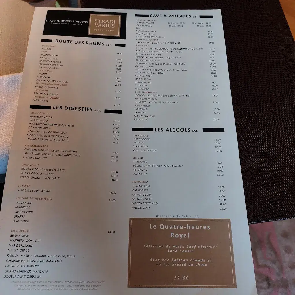 Menu_Le Stradivarius Bar & Restaurant_Chapelle-en-Serval_image_3
