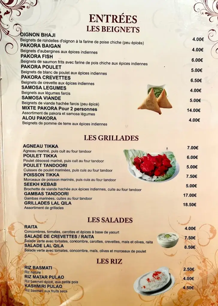 Menu_Lal Qila_Chapelle-en-Serval_image_2