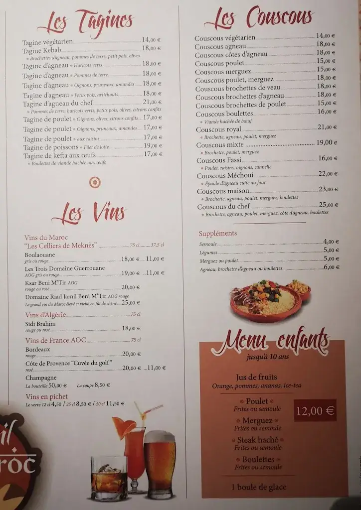 Menu_Au Soleil du Maroc_Fosses_image_4