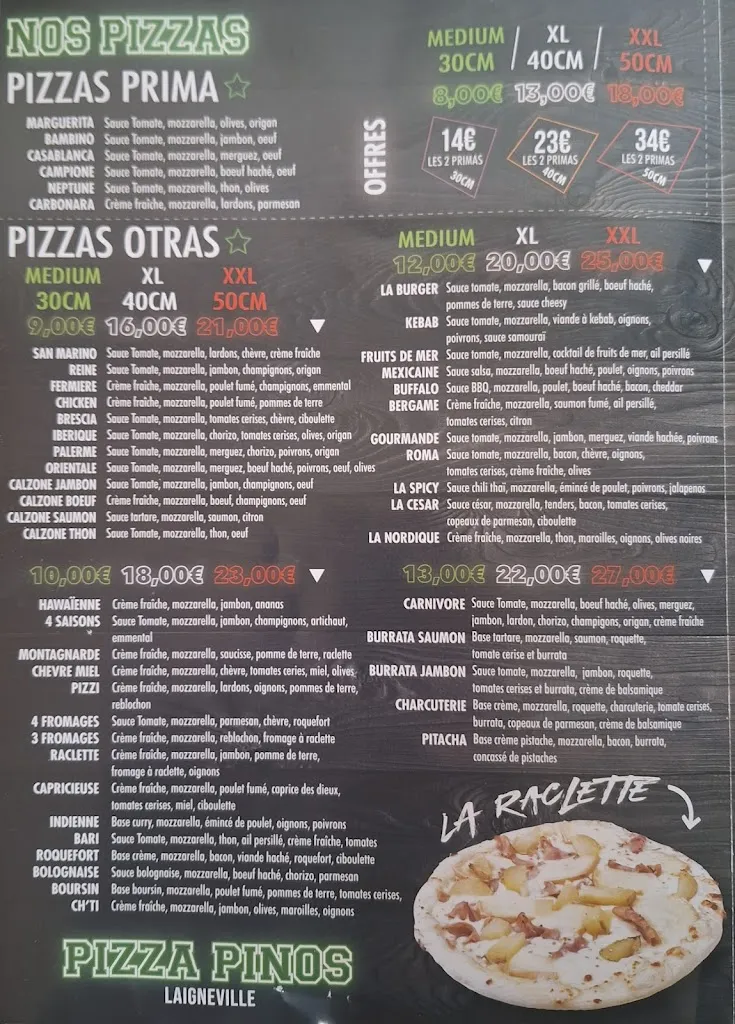 Menu_pizza pinos laigneville_Laigneville_image_2