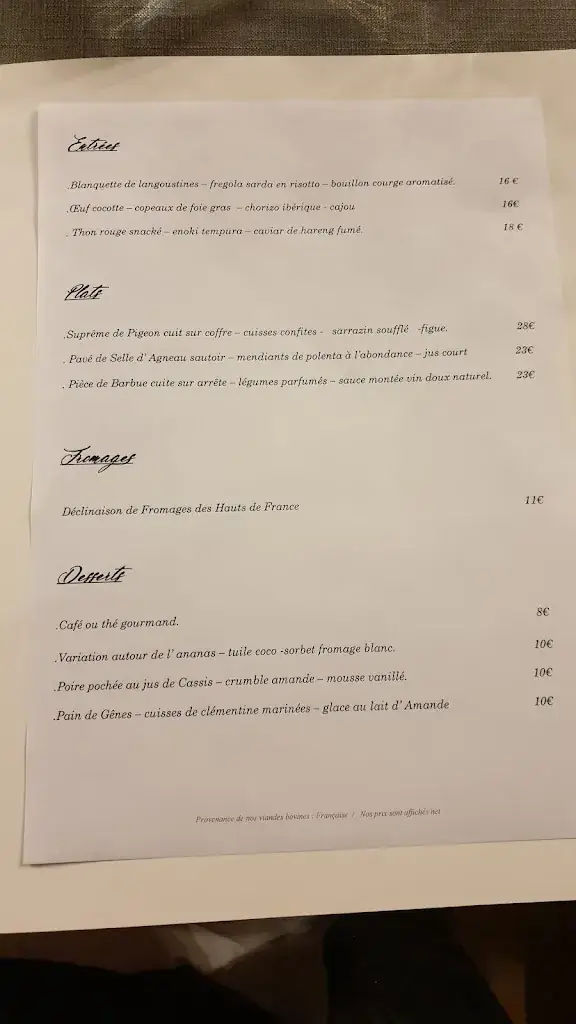 Menu_La Cense_Lambersart_image_3