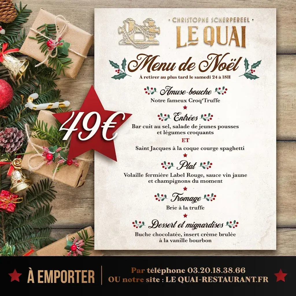 Menu_Le Quai - Christophe Scherpereel_Lambersart_image_4