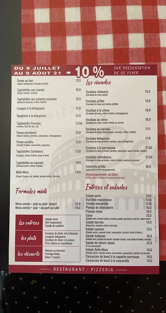 Menu_Bella Mora_Plessis-Belleville_image_1