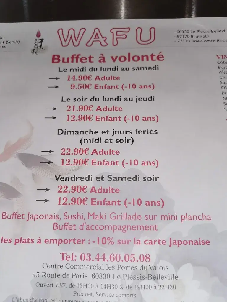 Menu_RESTAURANT WAFU_Plessis-Belleville_image_2