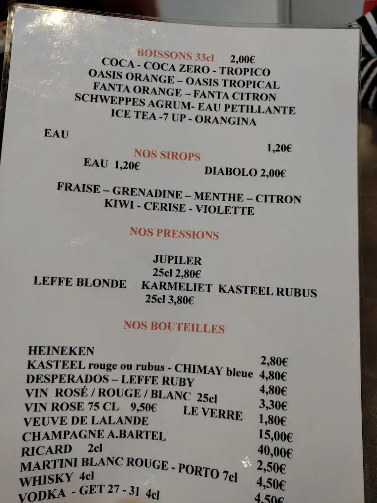 Menu_Friterie de la Place_Landrecies_image_2