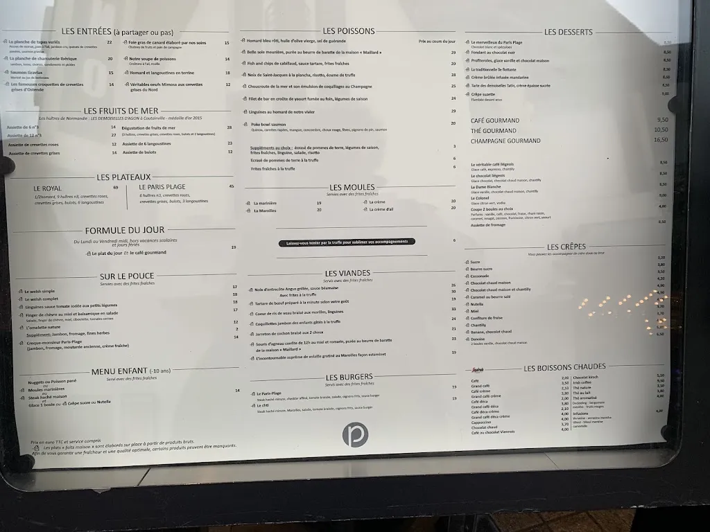 Menu_Le Paris Plage_Touquet-Paris-Plage_imagen_3