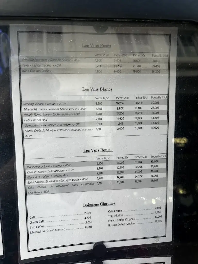 Menu_Restaurant La Petite Charlotte_Touquet-Paris-Plage_image_2