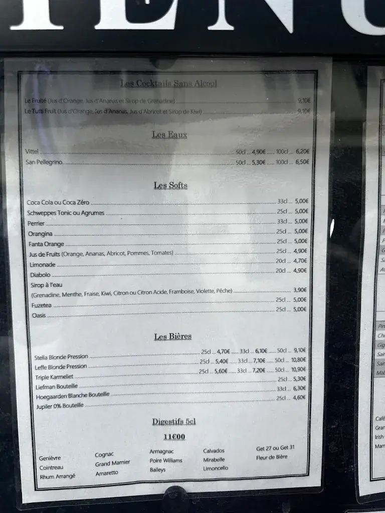 Menu_Restaurant La Petite Charlotte_Touquet-Paris-Plage_image_4