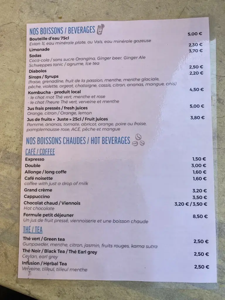 Menu_Café de Paris - Bar - Restaurant - Crest 26400_Crest_image_1