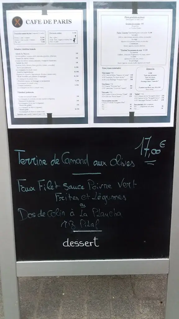 Menu_Café de Paris - Bar - Restaurant - Crest 26400_Crest_image_4