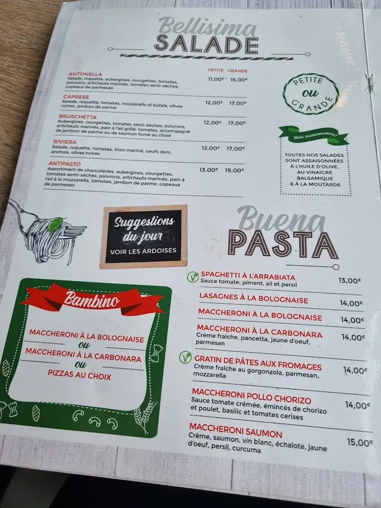 Menu_La Fossetta Lesquin_Lesquin_image_1