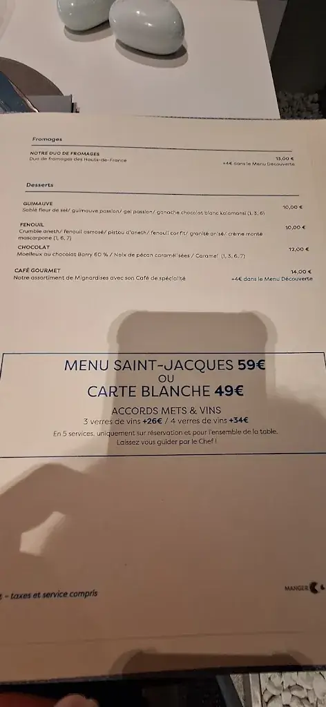 Menu_Le Club Bistronomique_Liévin_image_2