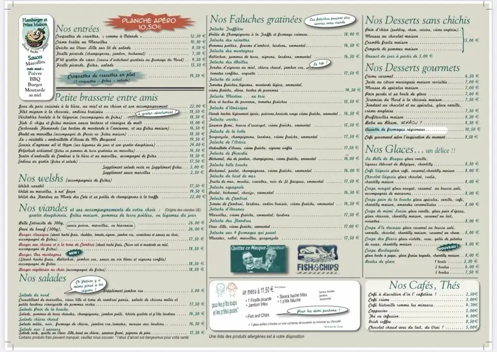 Menu_Le Pain de la Bouche_Lens_image_1