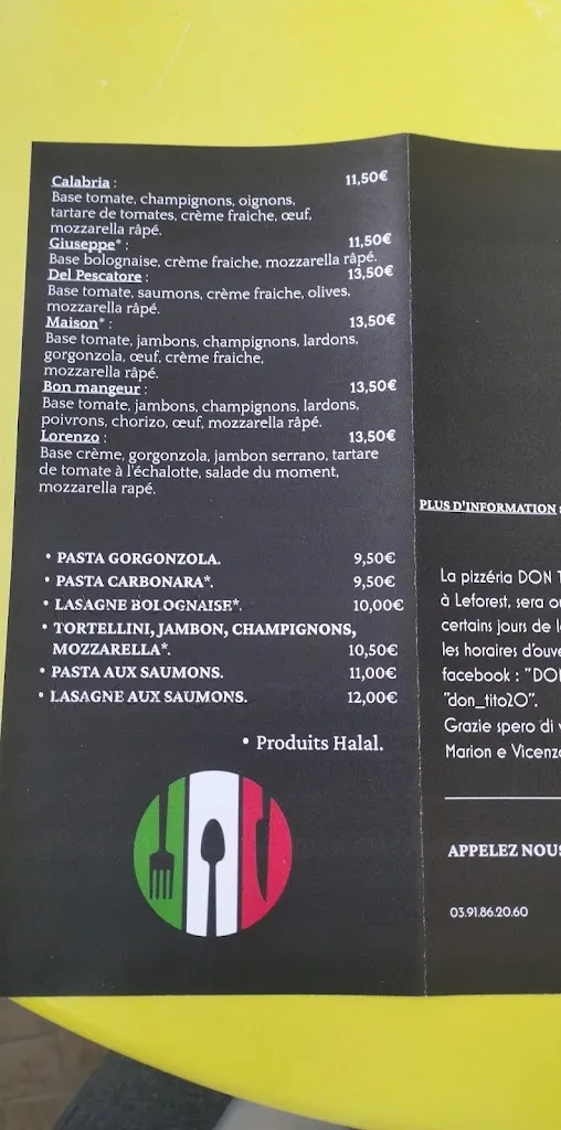 Menu_DON TITO_Leforest_image_1