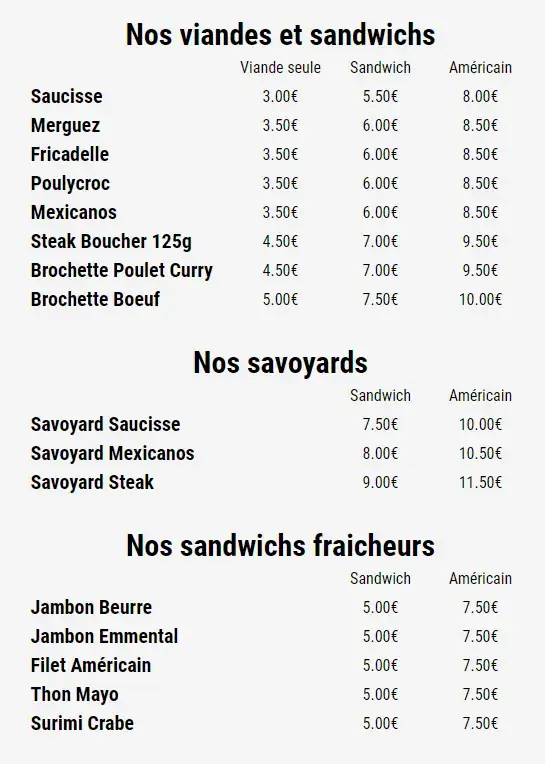 Menu_Friterie Leforestoise KN_Leforest_immagine_1