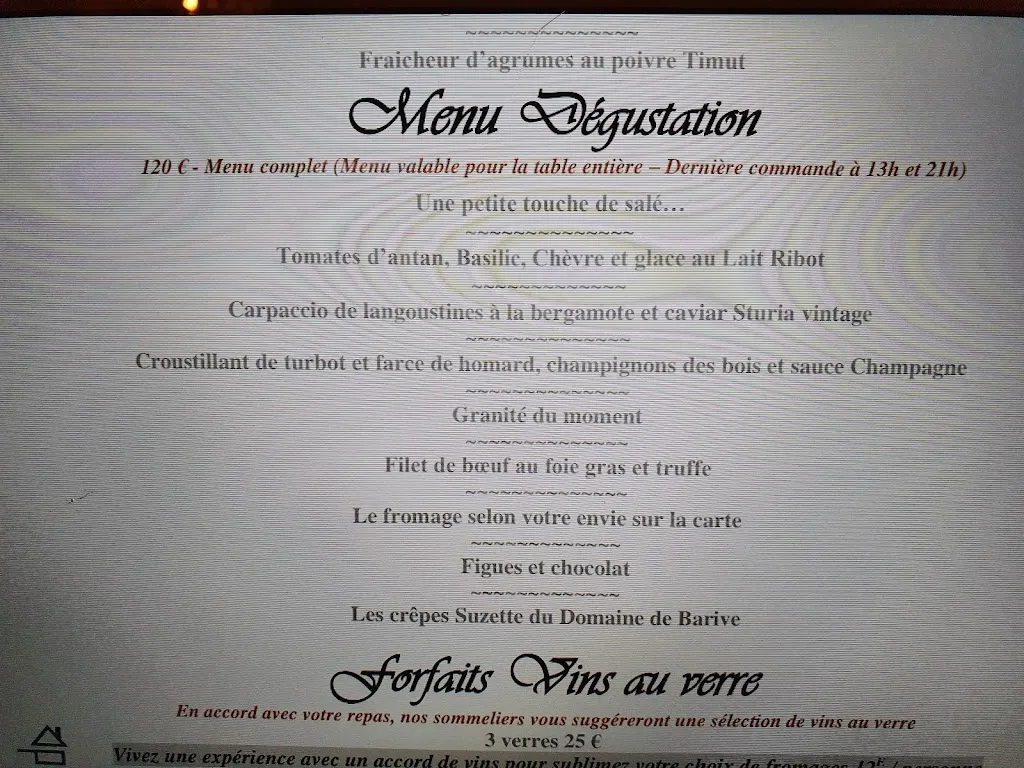 Menu_Les Épicuriens Restaurant_Sainte-Preuve_image_2