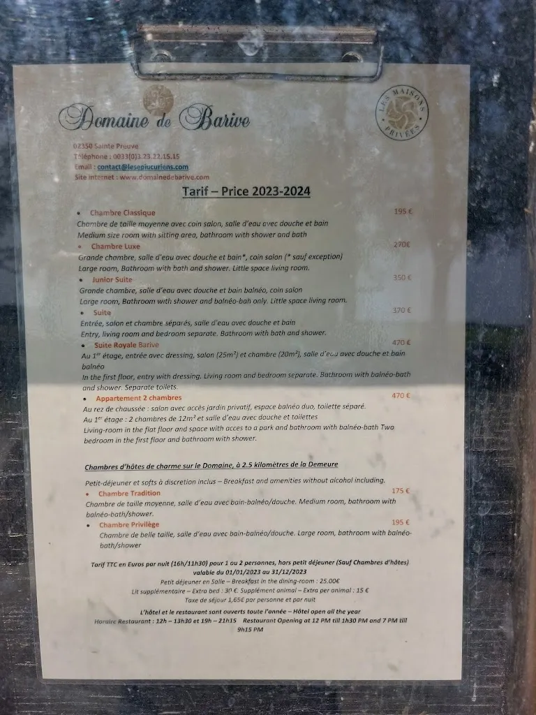 Menu_Les Épicuriens Restaurant_Sainte-Preuve_image_4