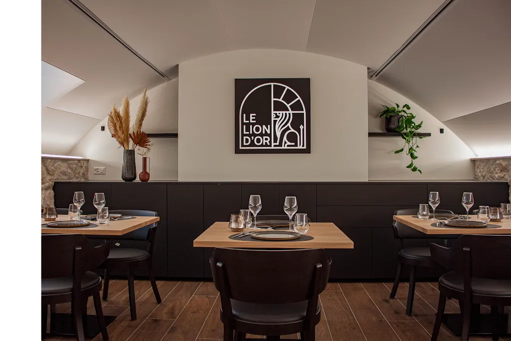 Le Lion d'Or restaurant in Farvagny