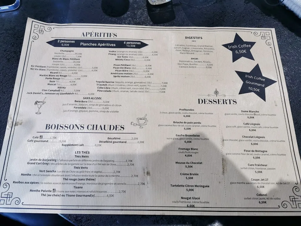 Menu_Restaurant Comme à la maison_Linselles_image_1