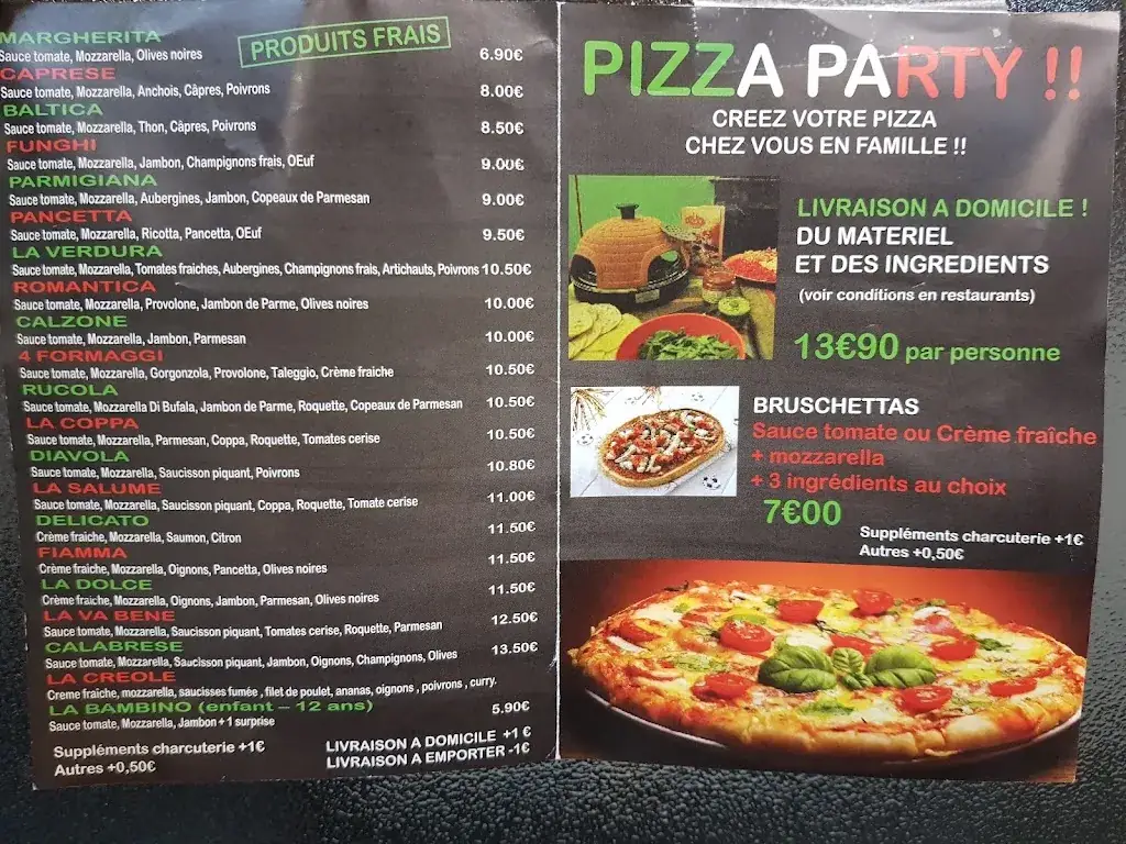 Menu_Pizzeria Va Bene_Loon-Plage_image_1