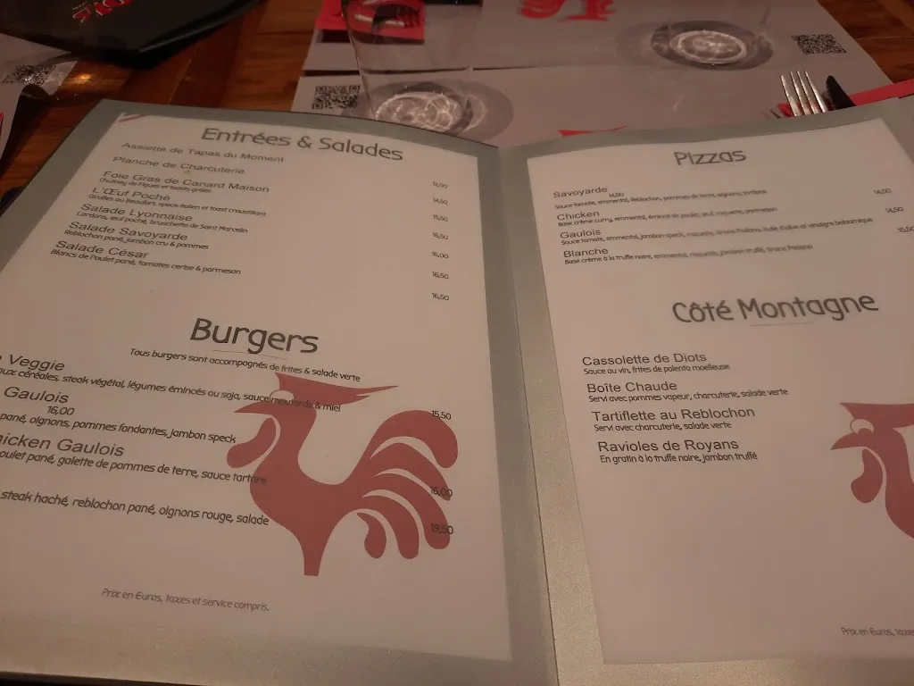 Menu_Brasserie Le Gaulois_Albertville_immagine_1