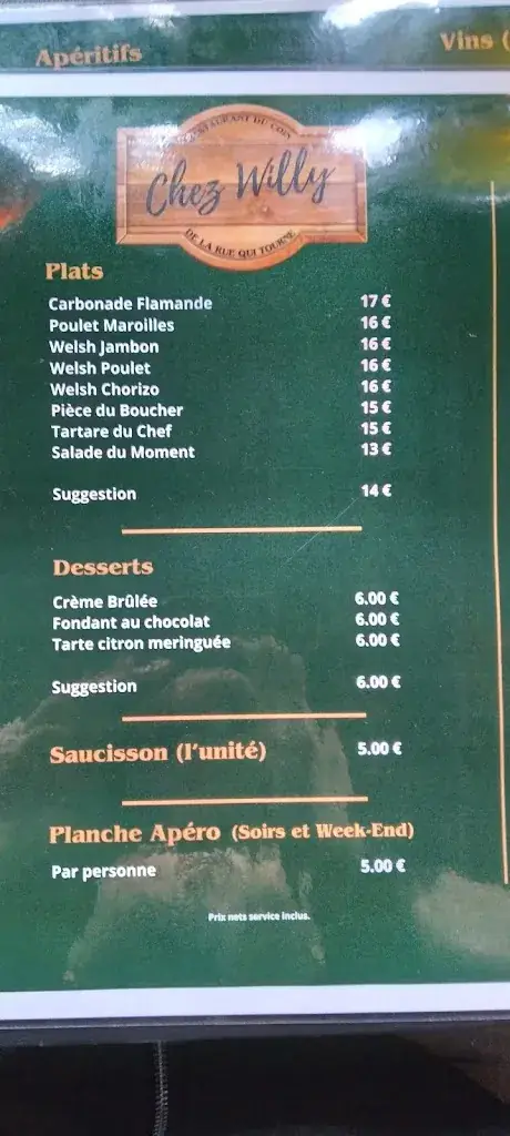 Menu_Chez Willy_Loon-Plage_image_2