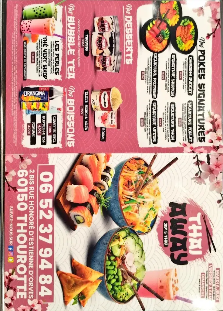 Menu_Thai Away Thourotte_Thourotte_imagen_3