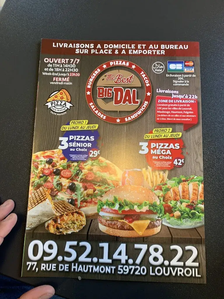 Menu_The Best Big Dal_Louvroil_immagine_4