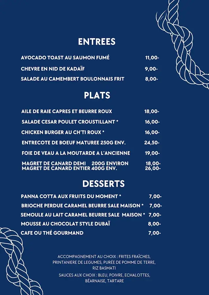 Menu_Hôtel Restaurant Le Flobart Le Portel_Portel_image_3