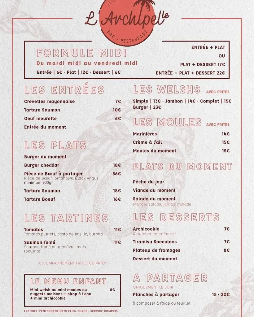 Menu_L'archipelle Le Portel_Portel_image_1