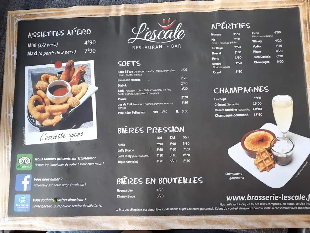 Menü_L'escale Boulogne-sur-mer_Boulogne-sur-Mer_Bild_4