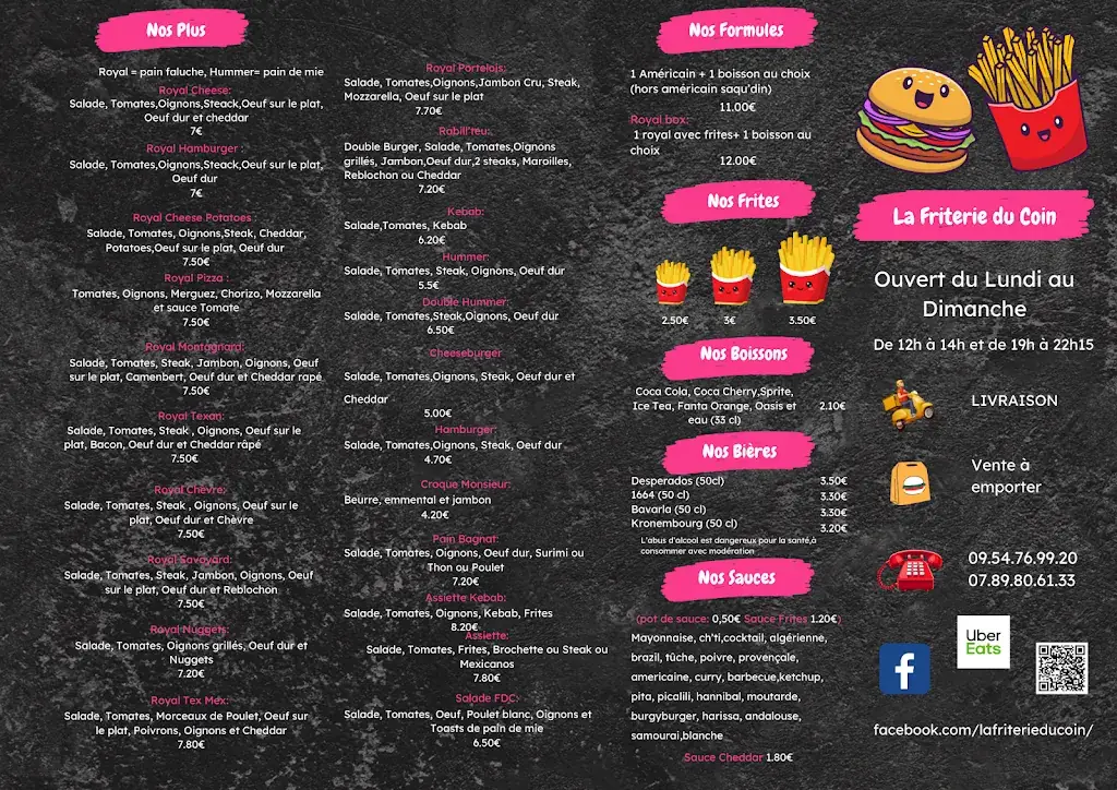 Menu_La friterie du coin_Portel_image_1