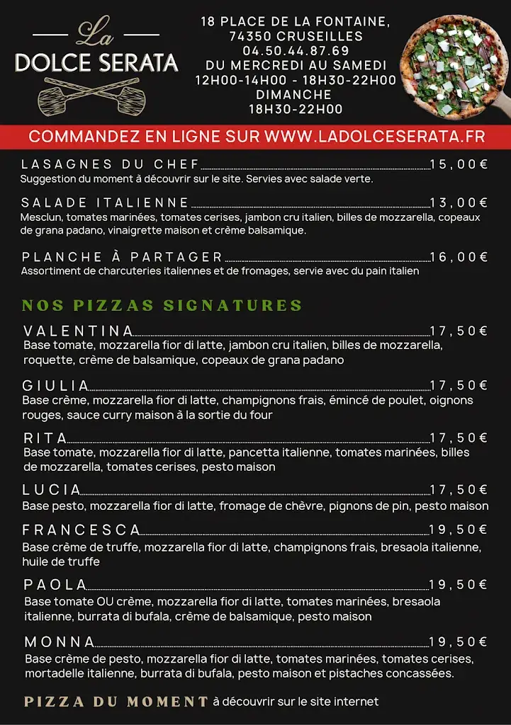 Menu_La Dolce Serata_Cruseilles_image_1