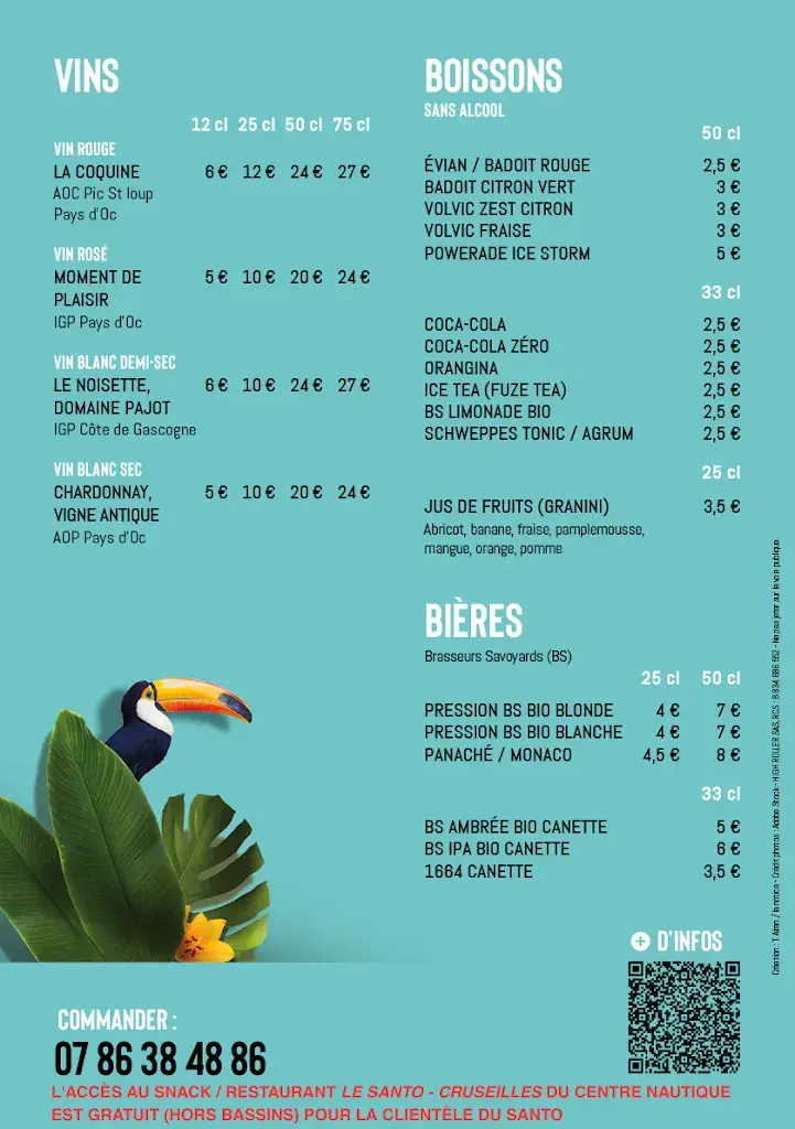 Menu_Le Santo - Cruseilles_Cruseilles_image_1