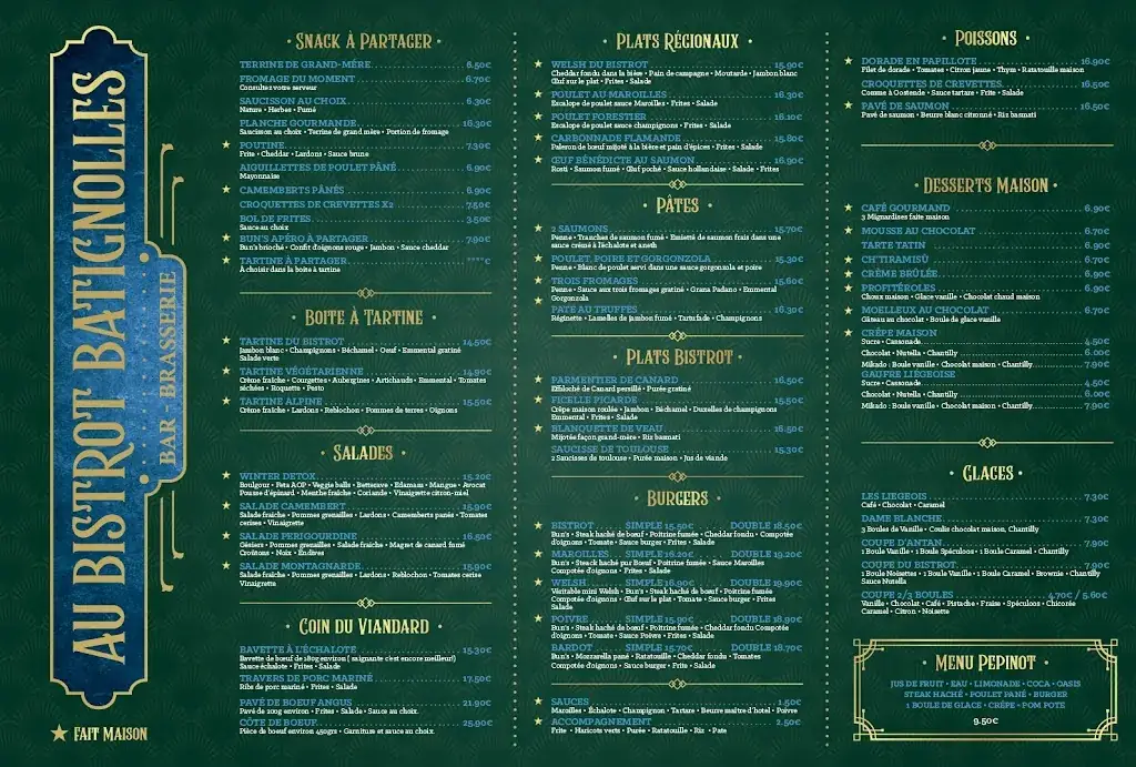 Menu_Au Bistrot Batignolles - Villeneuve d'Ascq -_Villeneuve-d'Ascq_image_2
