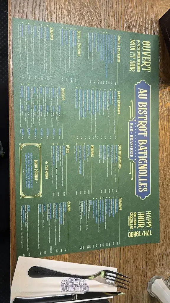 Menu_Au Bistrot Batignolles - Villeneuve d'Ascq -_Villeneuve-d'Ascq_image_3