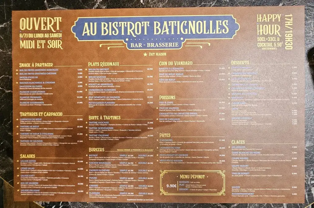 Menu_Au Bistrot Batignolles - Villeneuve d'Ascq -_Villeneuve-d'Ascq_image_4
