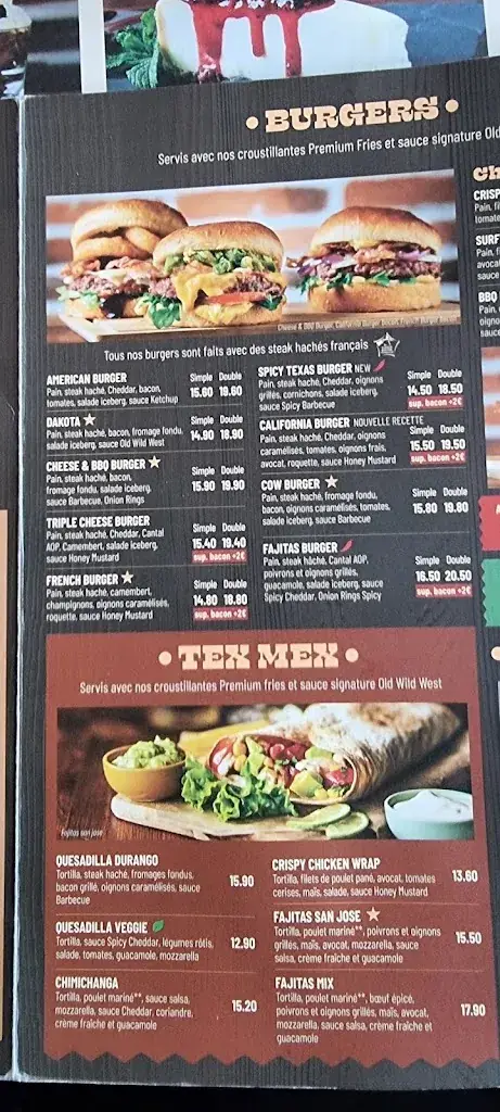 Menu_Old Wild West_Lezennes_image_1