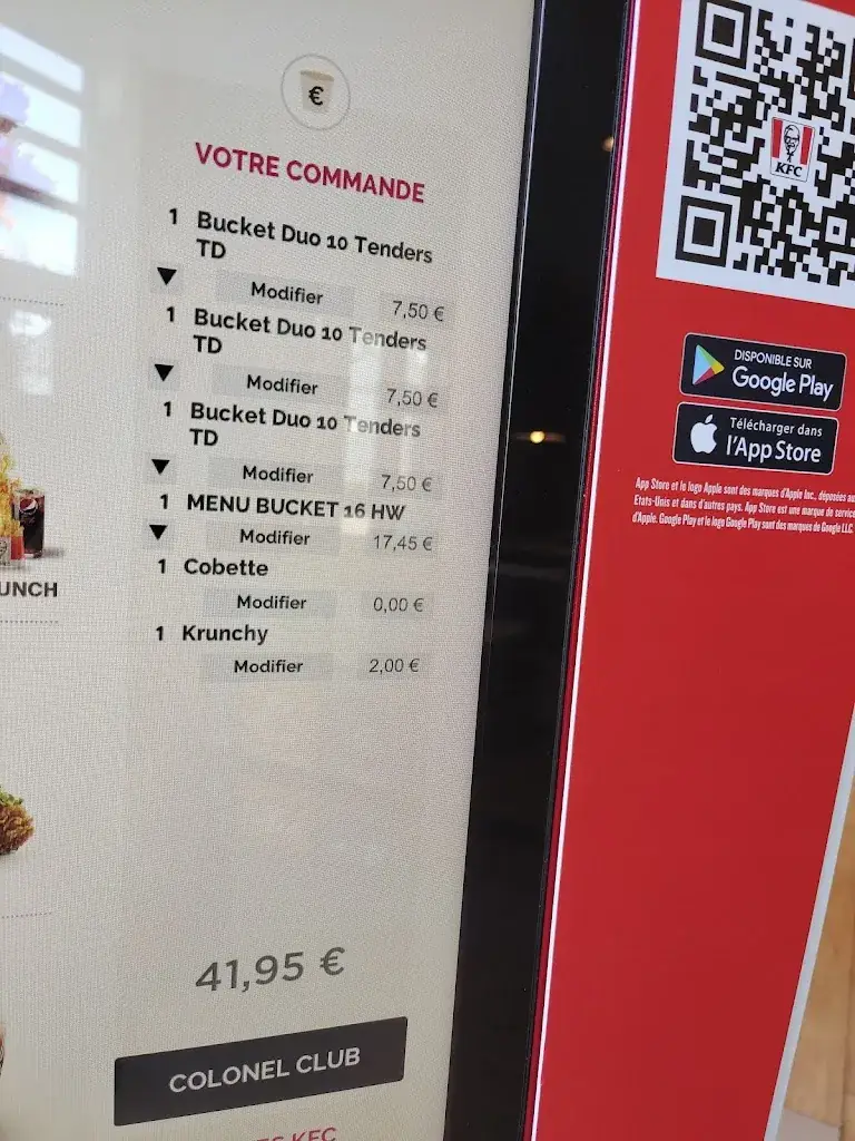 Menu_KFC Lilles Lezennes_Lezennes_image_1