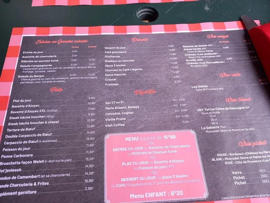 Menü_Cafe Brasserie Du Centre_Marck_Bild_4