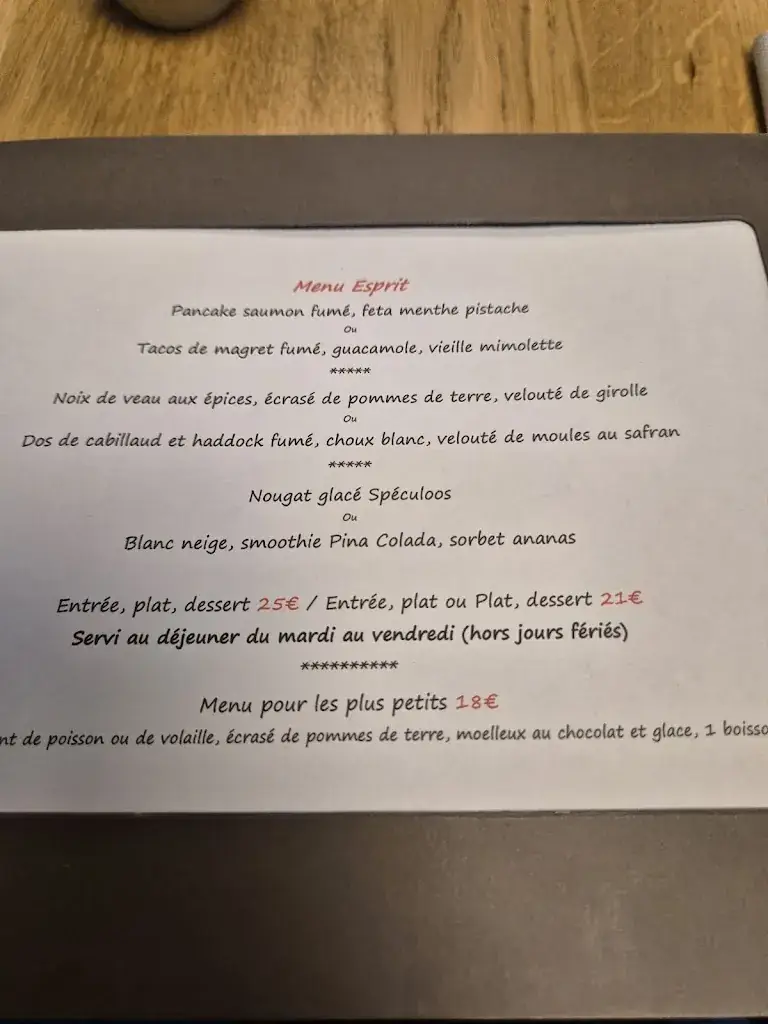 Menu_L'Esprit Cuisine_Laval_image_3