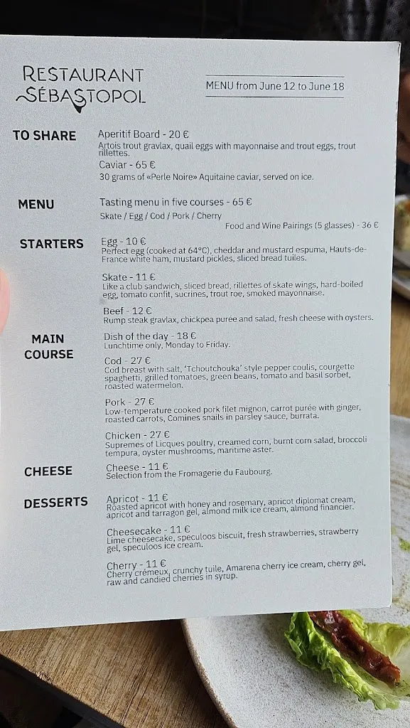 Isabel Moretti_Restaurant Sébastopol_Lille_review