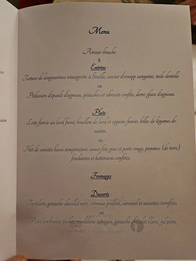 Menu_La Fleur de Lille_Lille_image_2