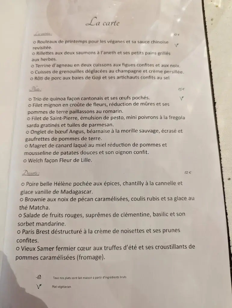 Menu_La Fleur de Lille_Lille_image_3