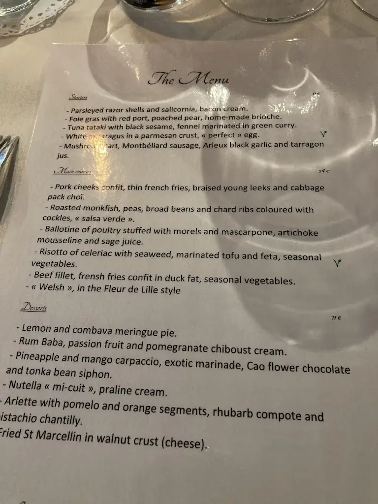 Menu_La Fleur de Lille_Lille_image_4