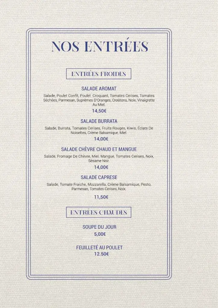 Menu_Aromat Restaurant Lille_Loos_image_2