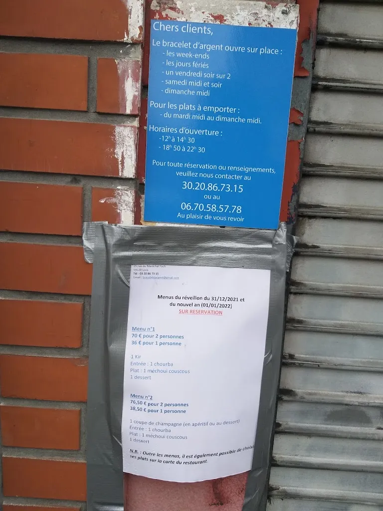 Menu_Le Bracelet D'argent_Loos_image_1