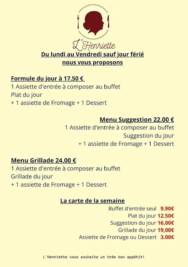 Menu_L'Henriette restaurant nouveaux gérants_Auzelles_image_3