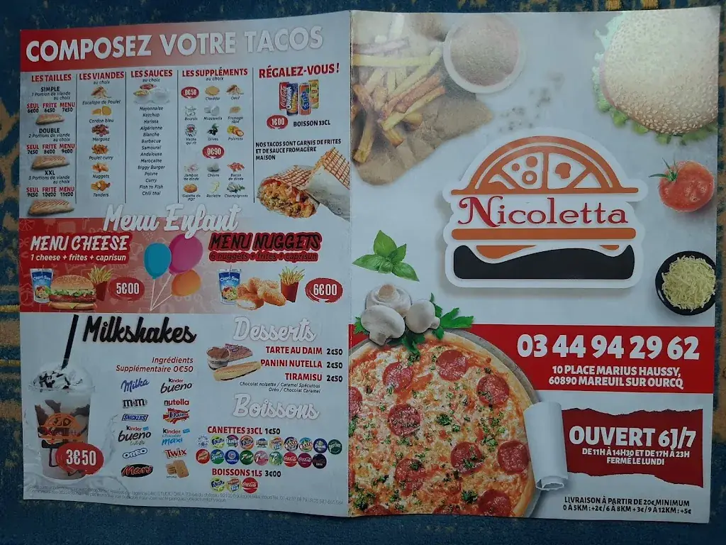 Menu_pizzeria nicoletta_Mareuil-sur-Ourcq_image_3