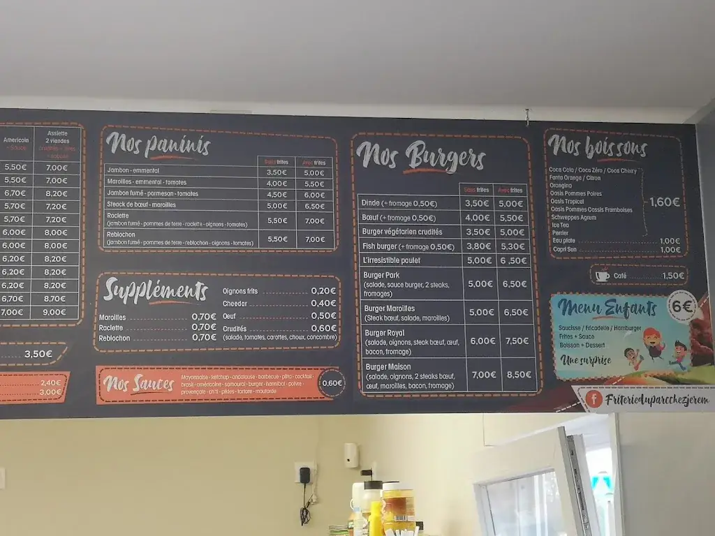 Menu_Friterie Du Parc - Marpent -_Marpent_image_4